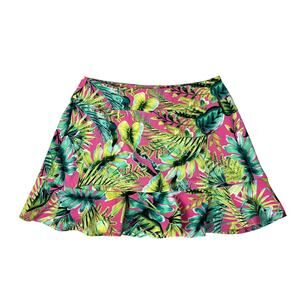Tommy Bahama Golf Skort Tropical Pink Floral Built In Shorts Size M Resort Wear